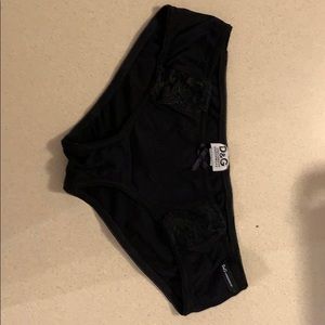 D&G black panties